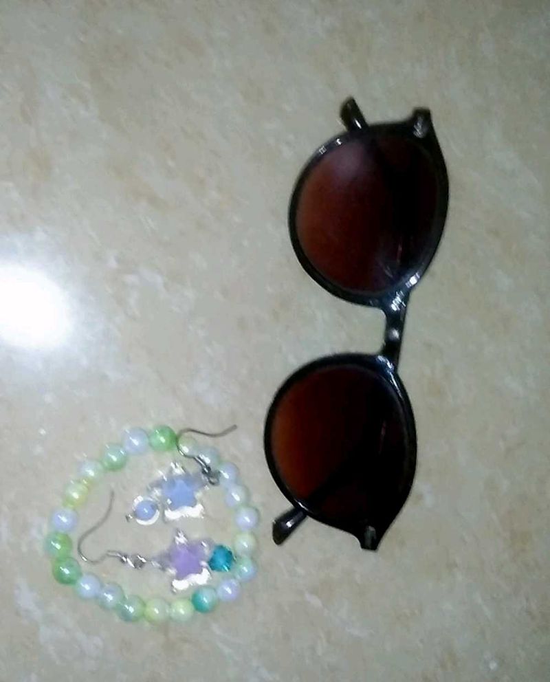 Sunglasses &amp; Star Charm Jewelry Set both I give