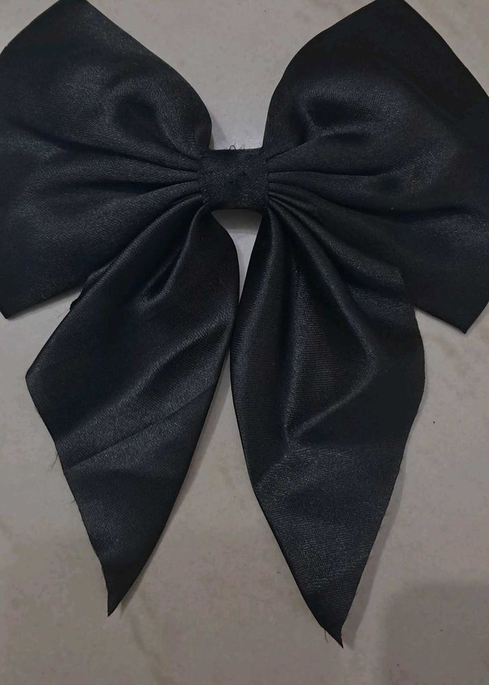 Chic Black Bow Hair Clip