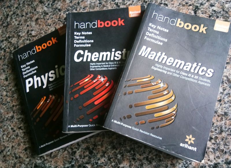 Arihant Physics Chemistry Mathematics Handbooks Set