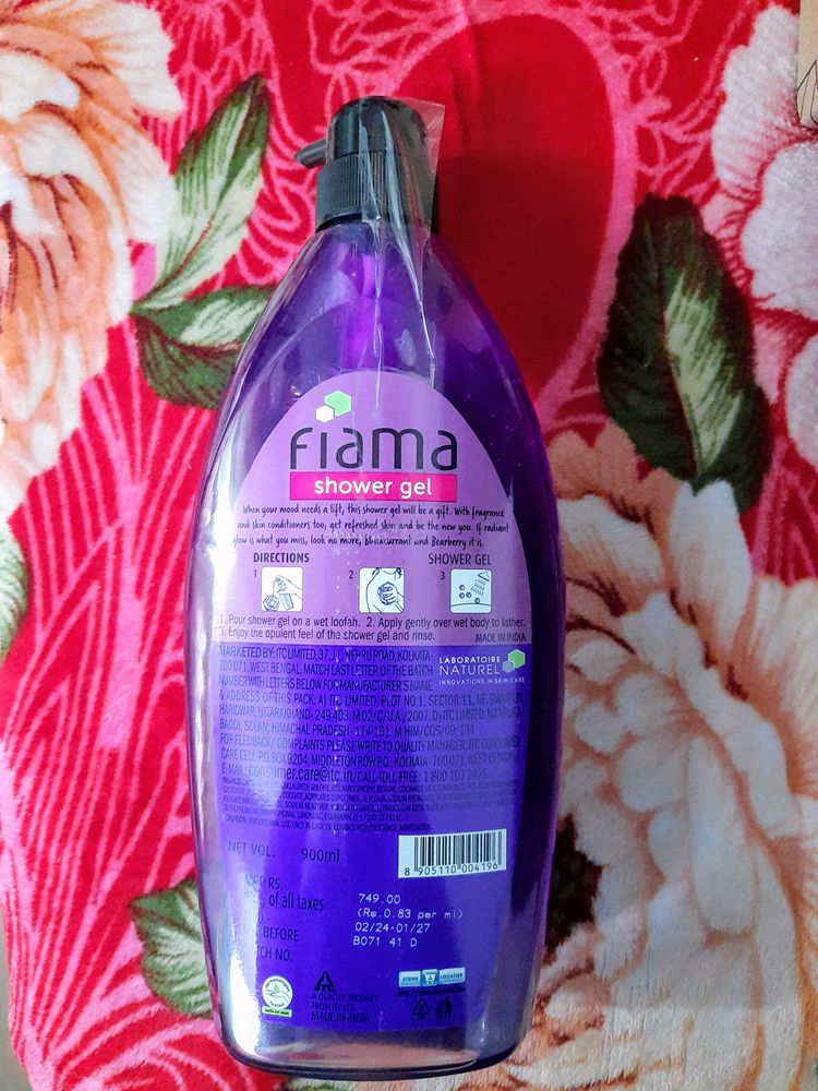 Fiama Body Wash Shower Gel 900ml