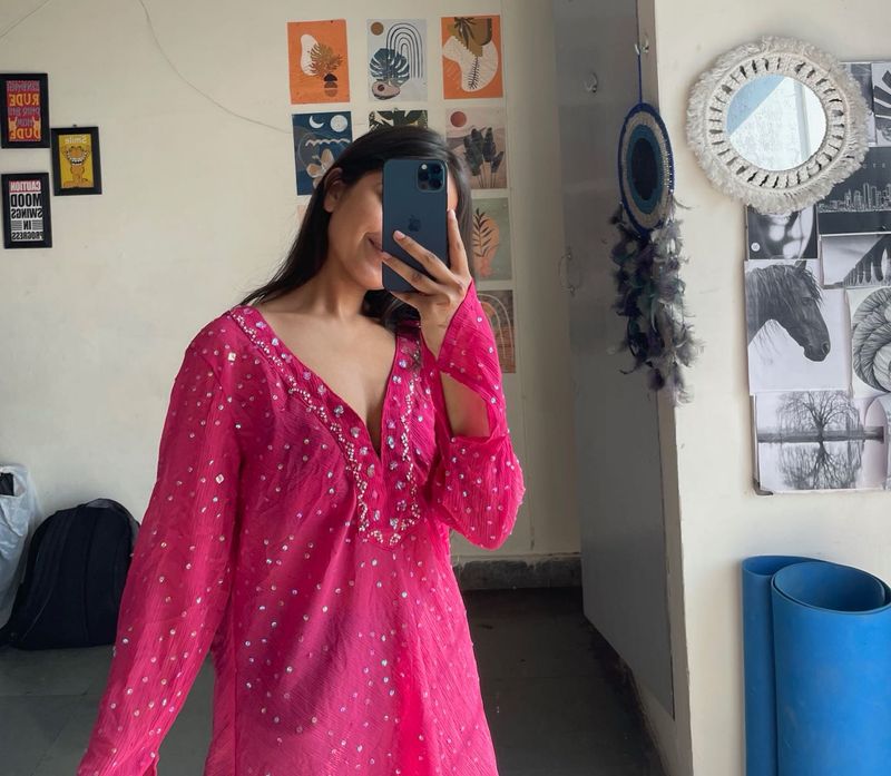 Pink Kurti