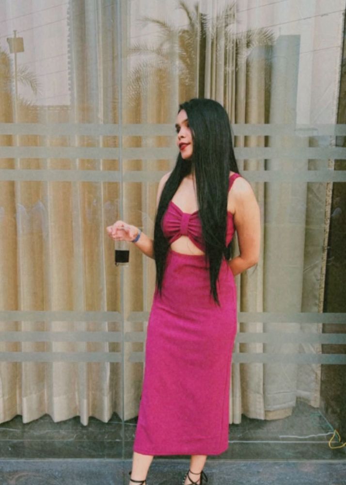 Purple Bodycon Dress