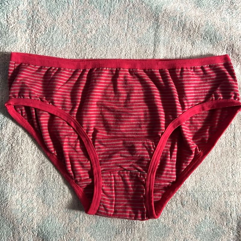Pack Of 4 Striped Hipster Panties