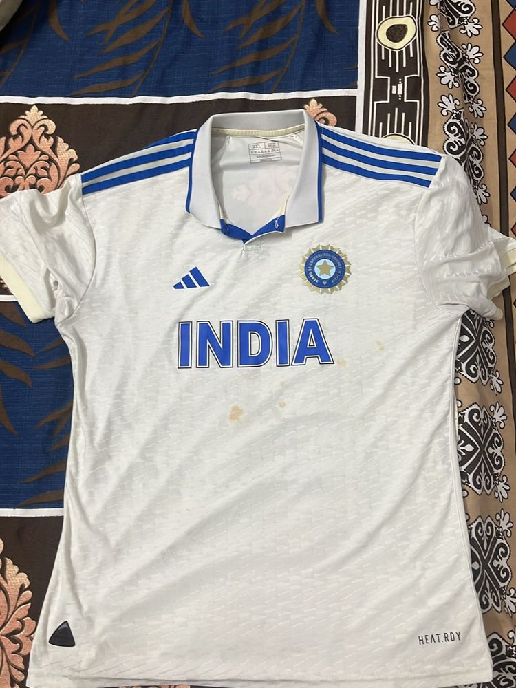 Adidas Team India Test Cricket Jersey