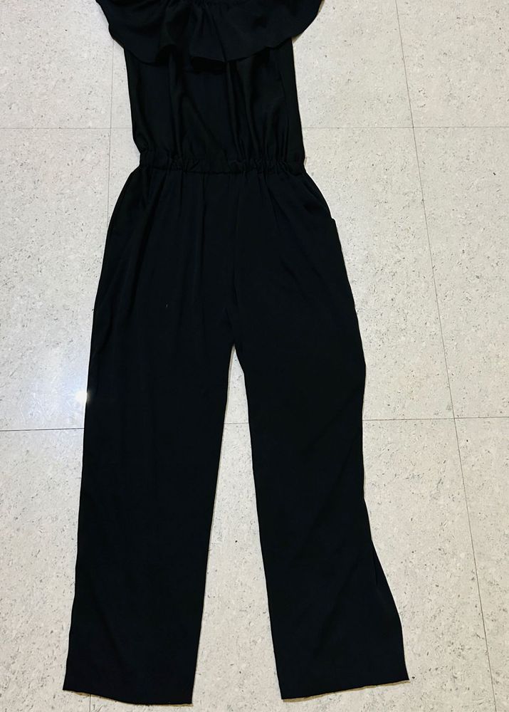 Black Off-Shoulder Jumpsuit