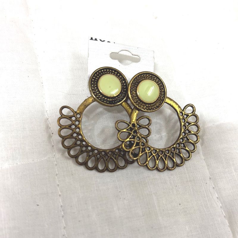Vintage-Style Gold Earrings