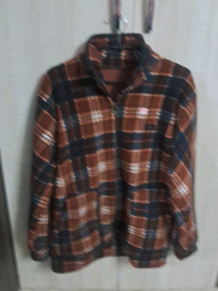 Brown Plaid Jacket