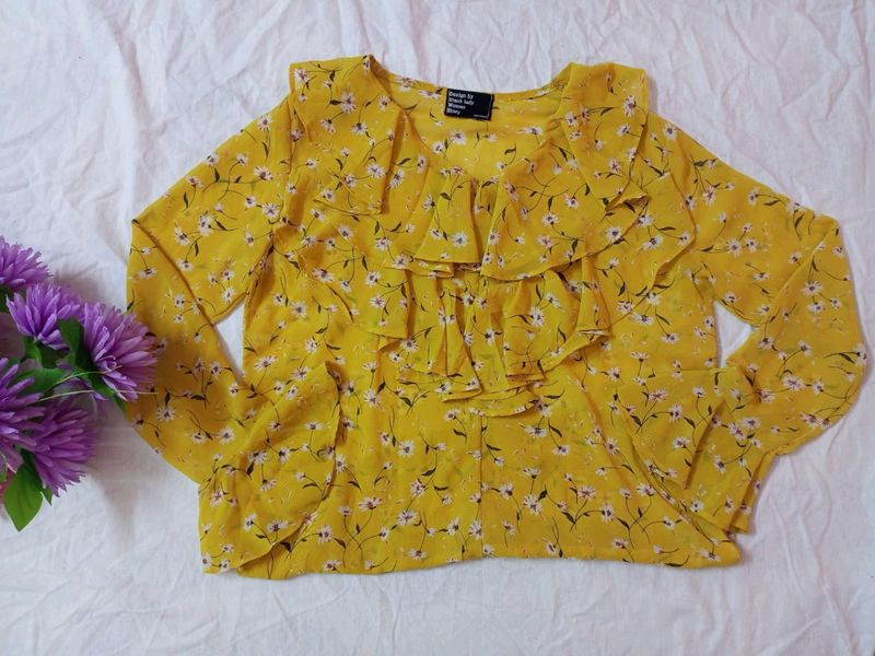 Ruffle Design Top