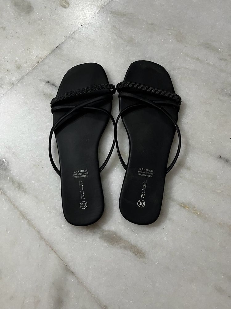 Zudio Women Black Flats