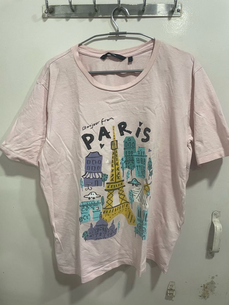 Bonjour Paris Graphic Tee