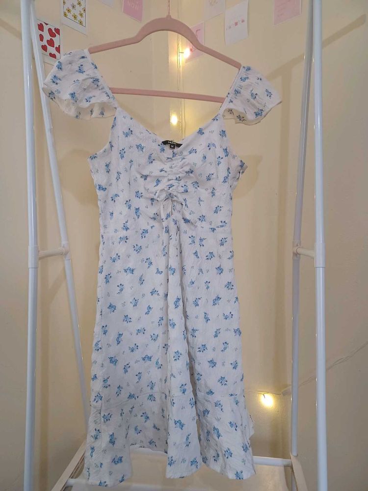 Nuon White Floral  Dress