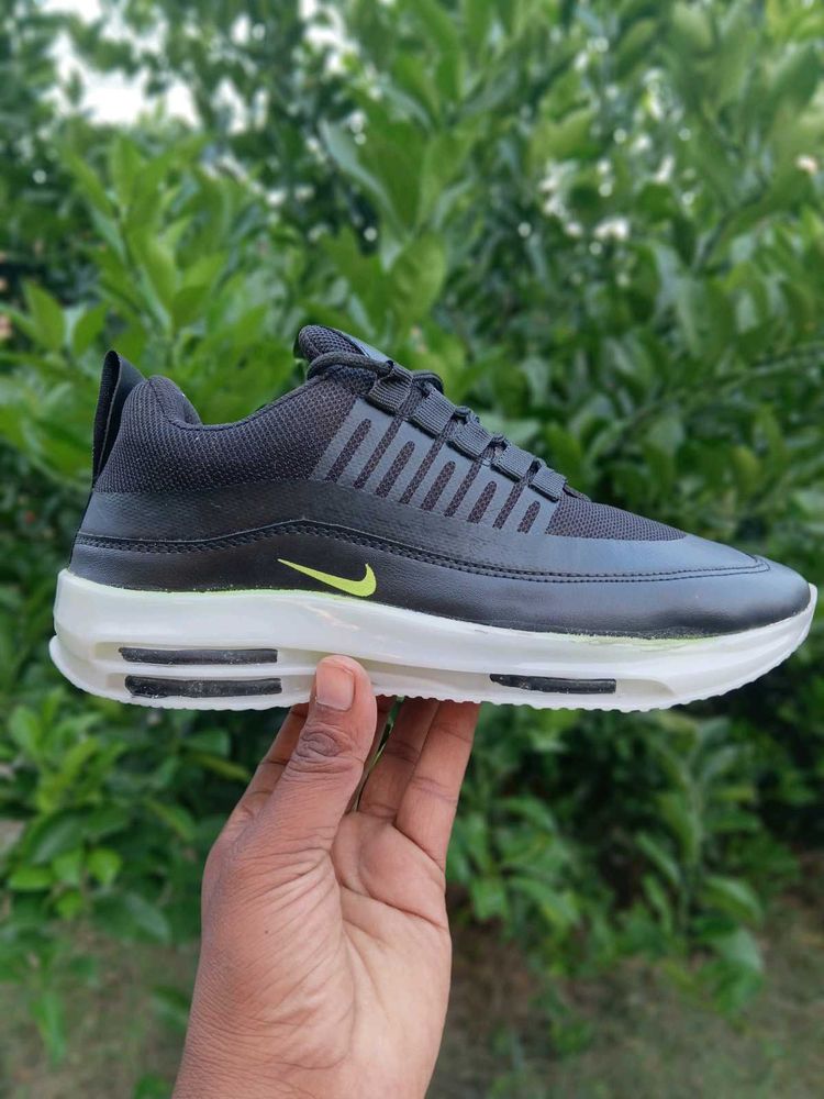 Black Nike-Style Sneakers