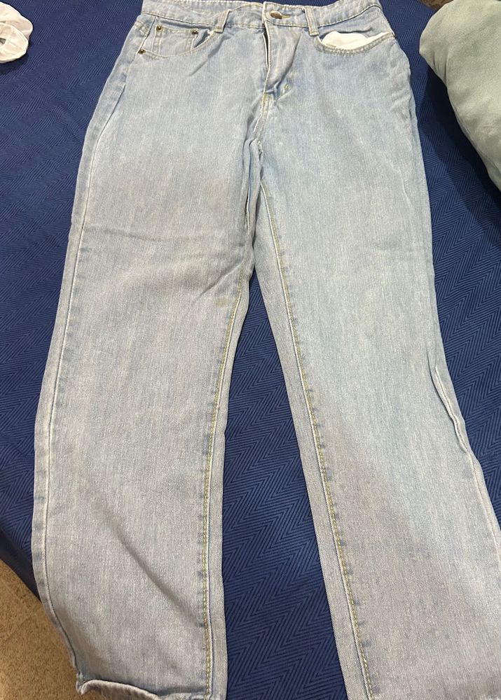 Light Wash Denim Jeans