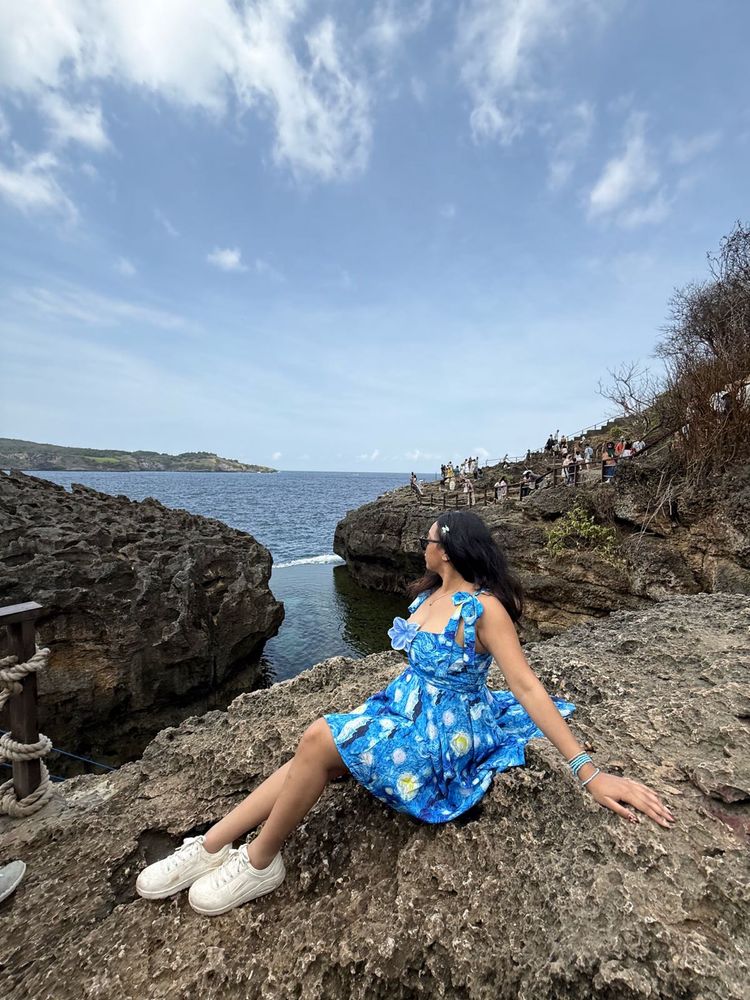 Blue Floral Sundress
