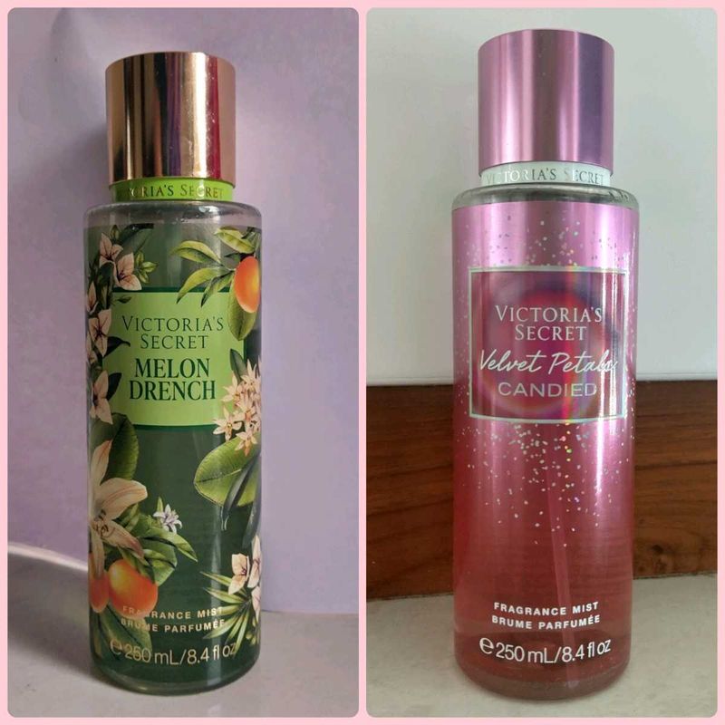 Velvet Petals Candied &amp; Melon Drench Body Mist Duo