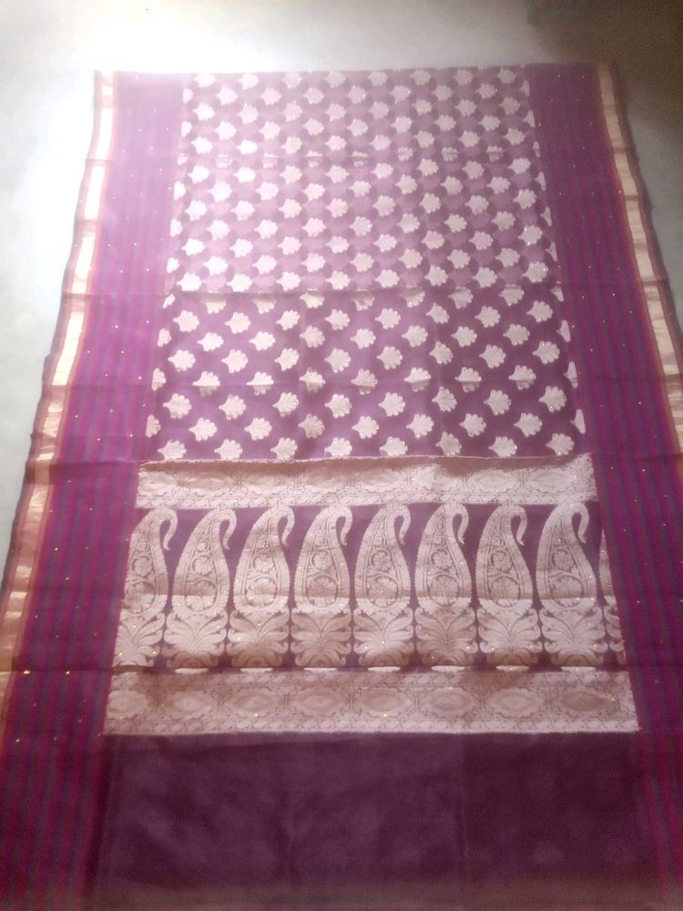 New Purple Saree