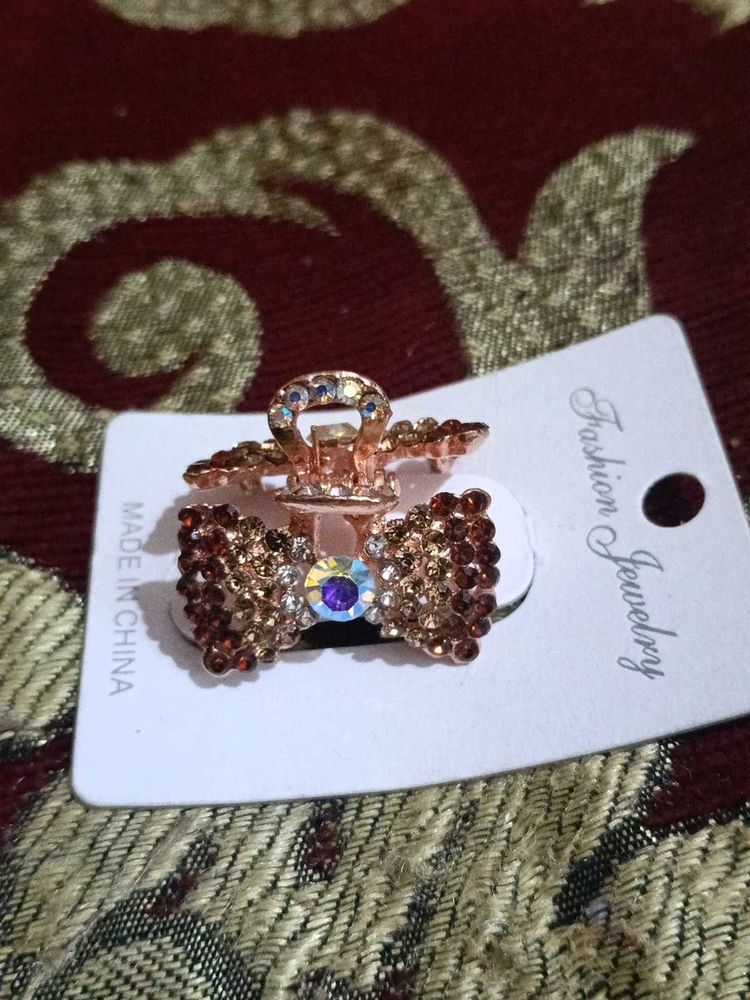 Sparkly Jeweled Hair Claw Clip