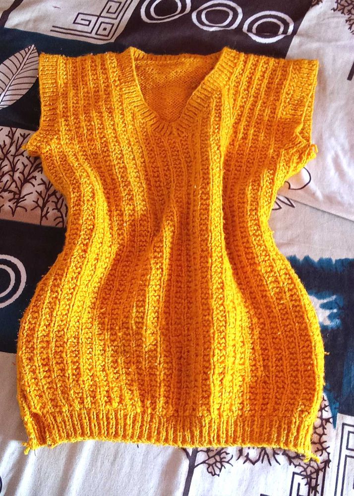 WOOLAN KNITTED PRINTREST SWEATER 🧡