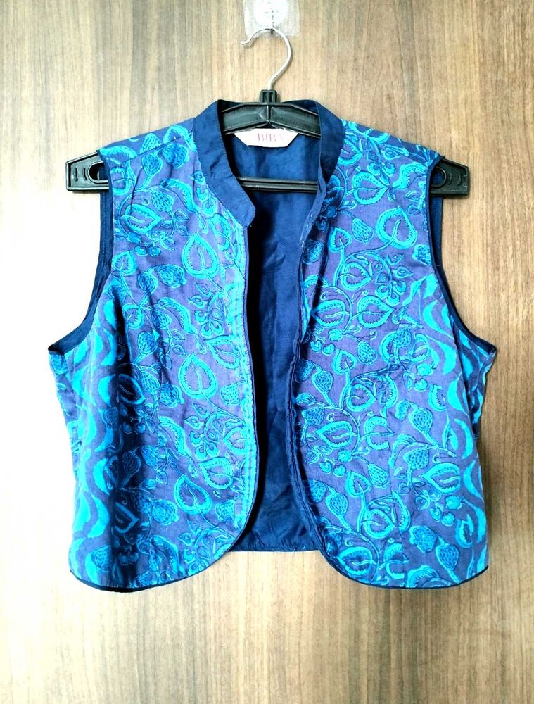 Women Cotton Sleeveless Jacket