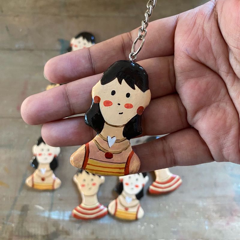 Handmade Clay keychain