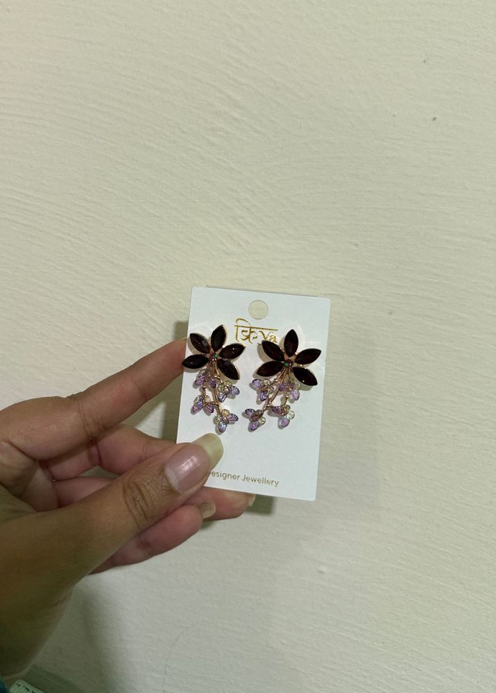 Floral Drop Earrings