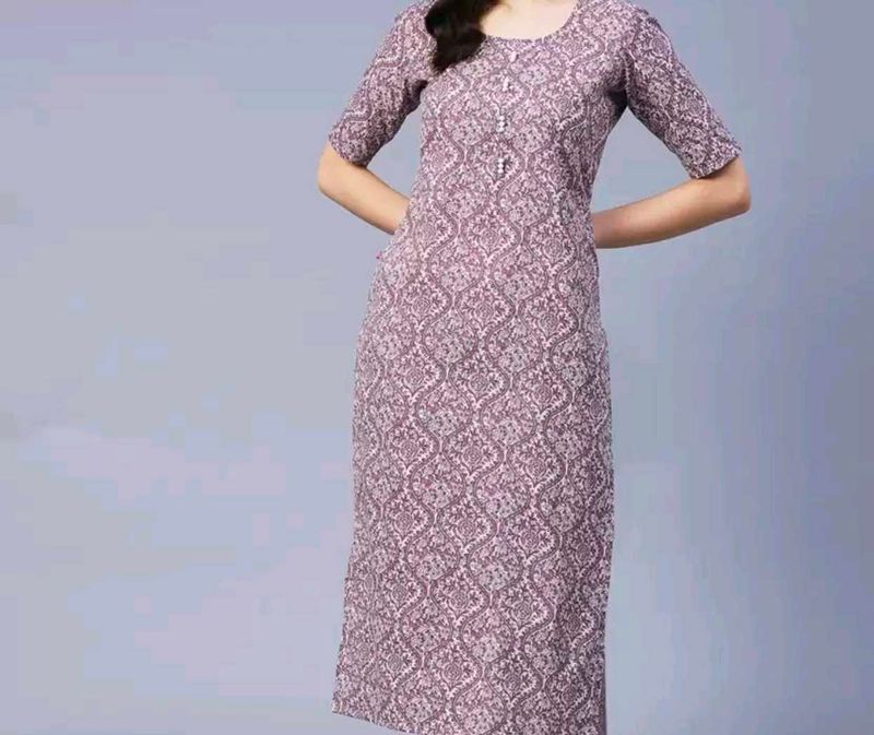 Floral Print Kurta