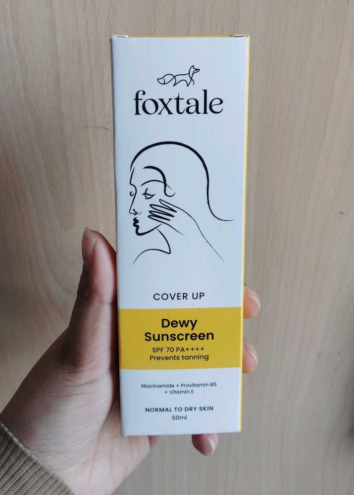 Foxtale Dewy Sunscreen SPF 70