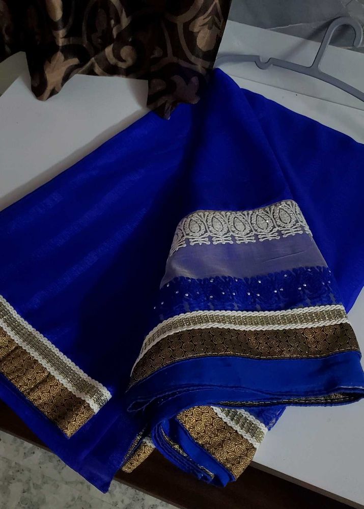 Blue Saree