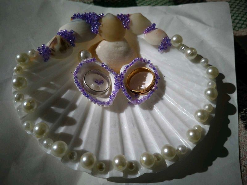 Seashell Ring Holder