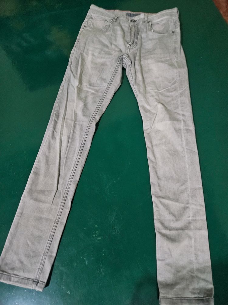Men Grey Denim