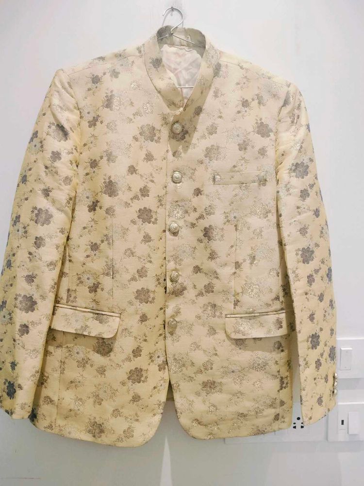 Men Floral Print Jacket Next To New