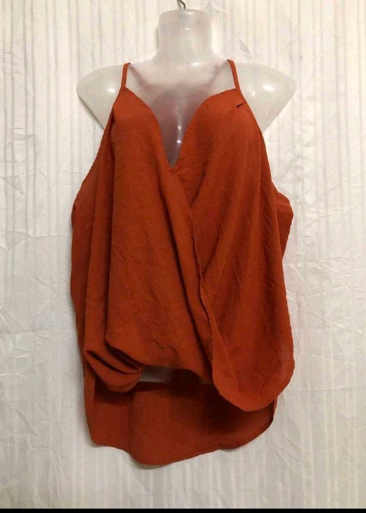 Chic Rust-Colored Top