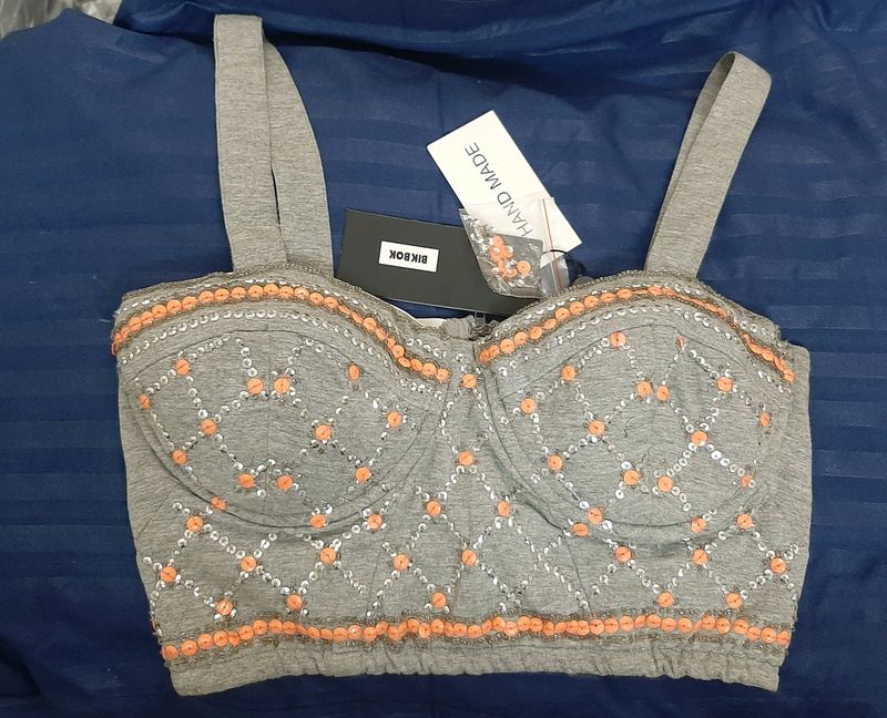 Embellished Cotton TOP