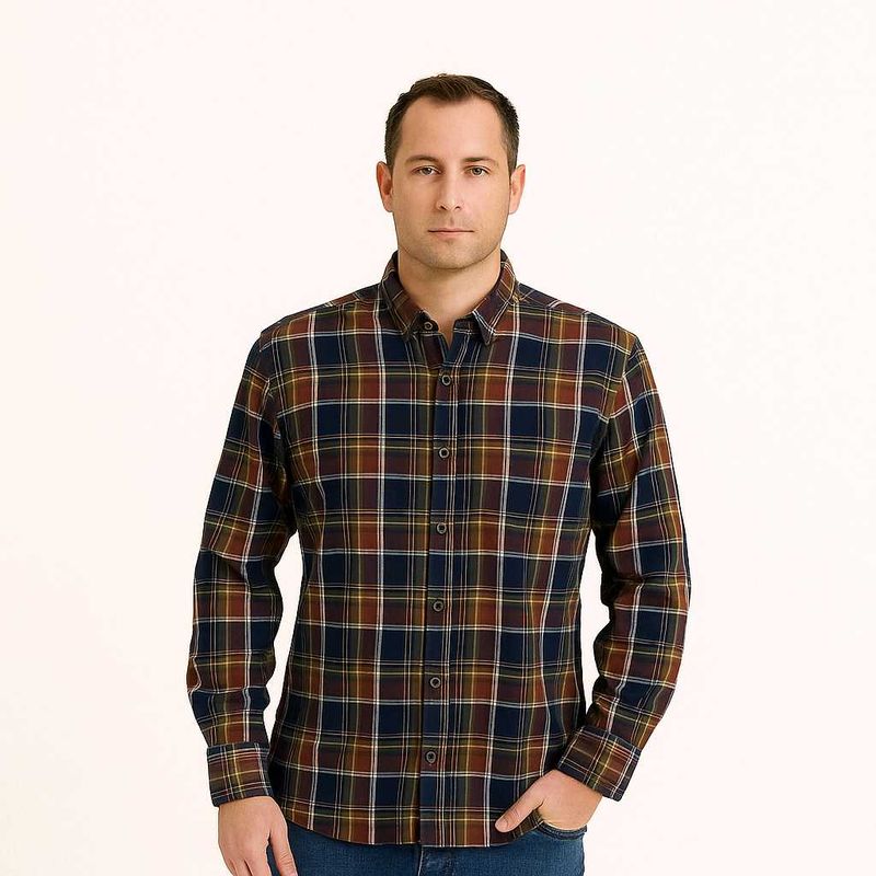 Men&#39;s Plaid Flannel Shirt