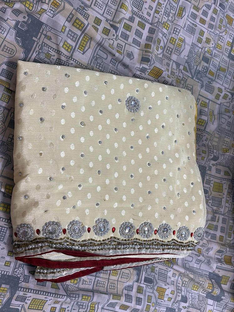 Elegant Embellished Saree