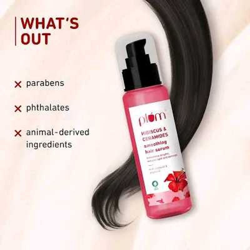 Plum Hibiscus &amp; Ceramides Smoothing Hair Serum