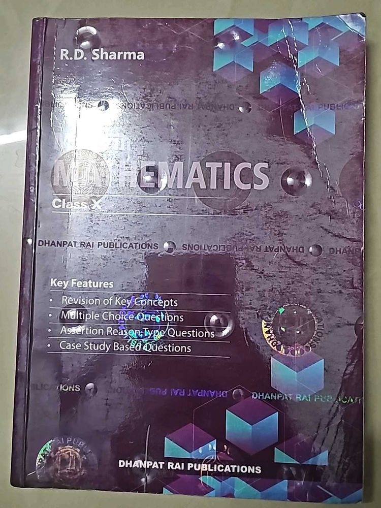 Rd Sharma Mcq Book Class 10