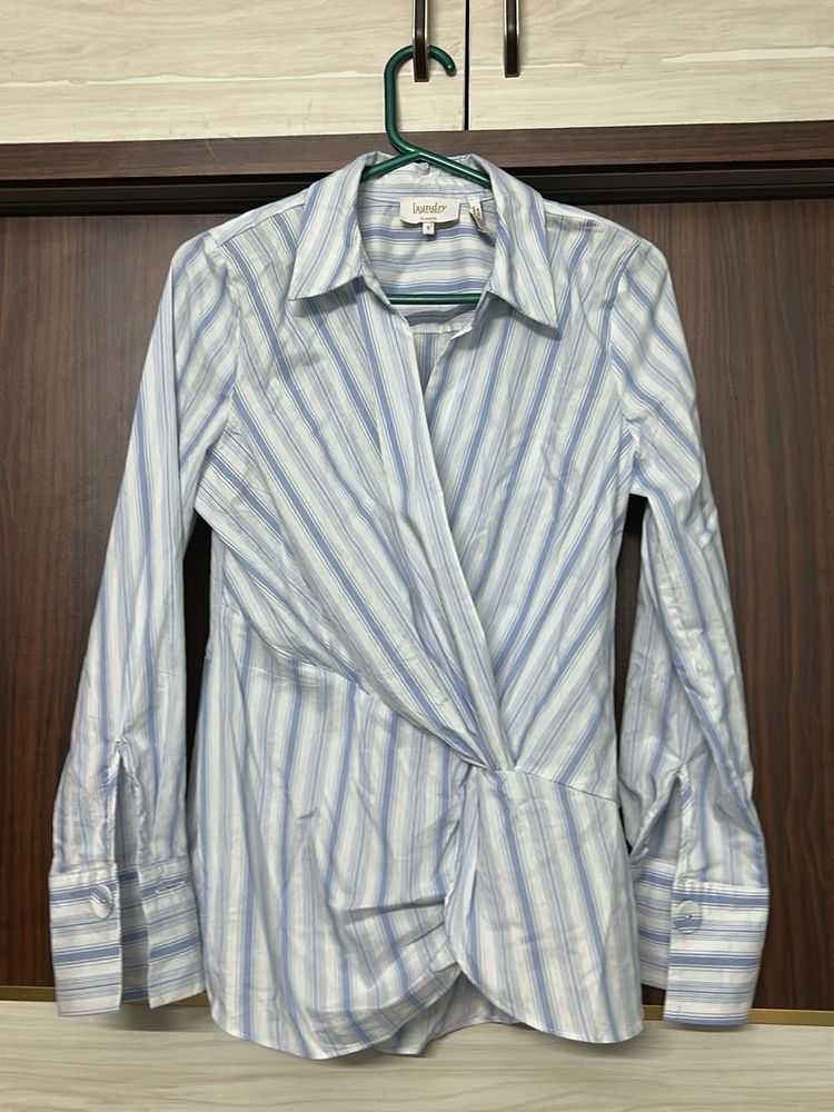 Striped Knot Top