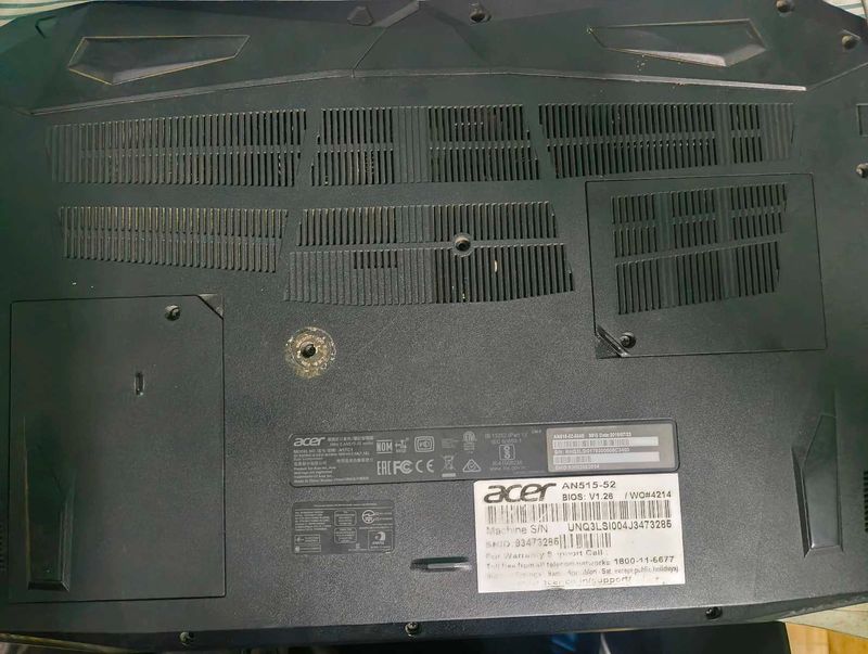 Acer Nitro 5 Gaming Laptop - Not Powering Up