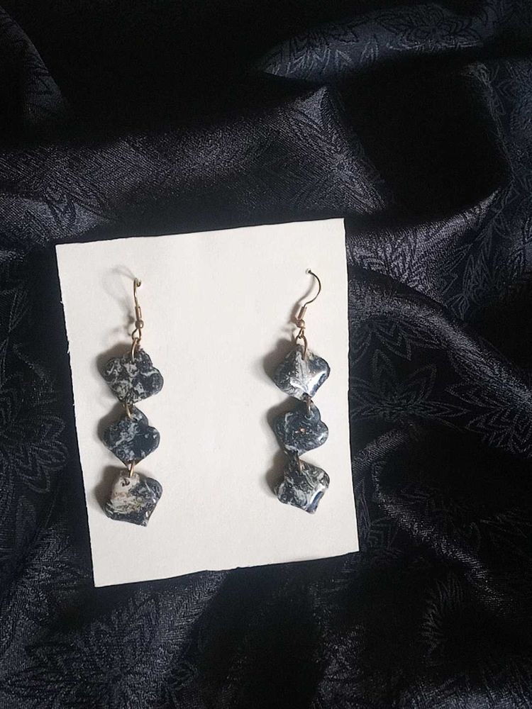 Marble Dangle Earrings