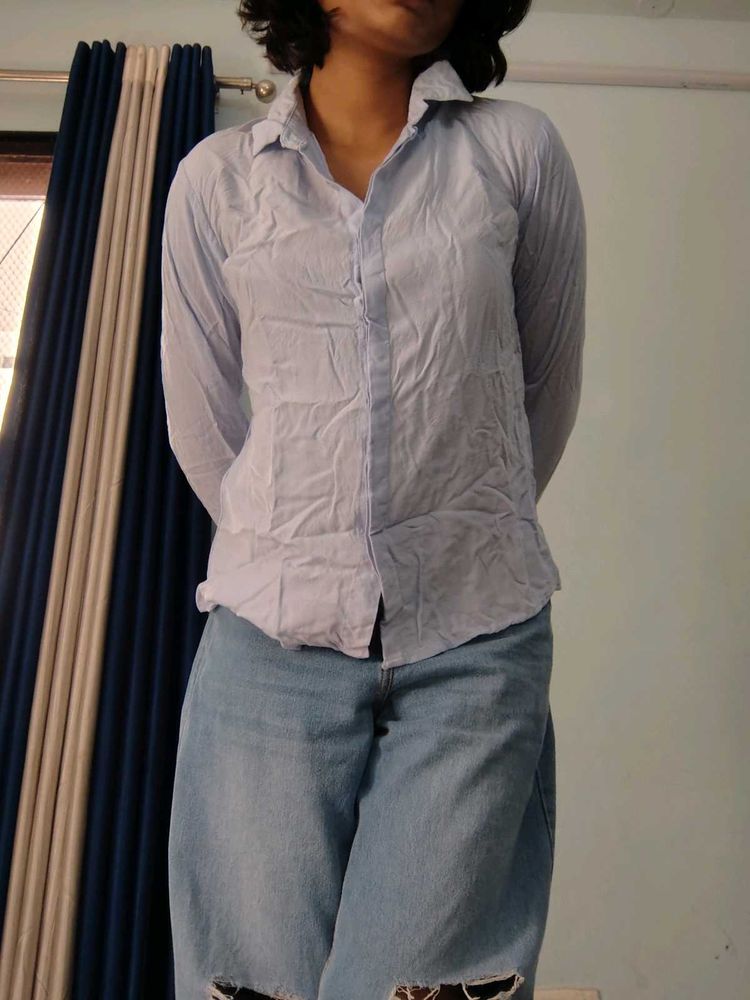 Light Blue Button-Down Shirt