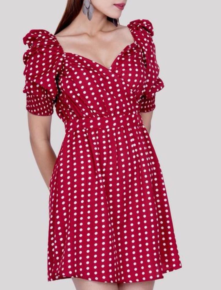 Polka Dot Mini Dress