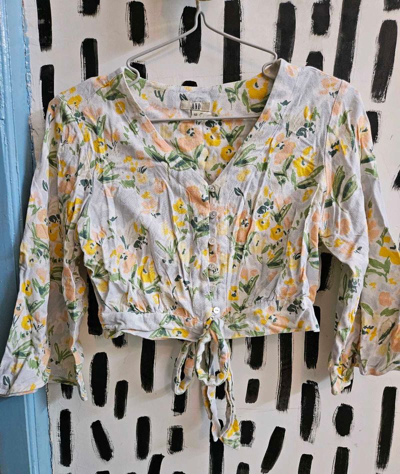 AND Floral Top