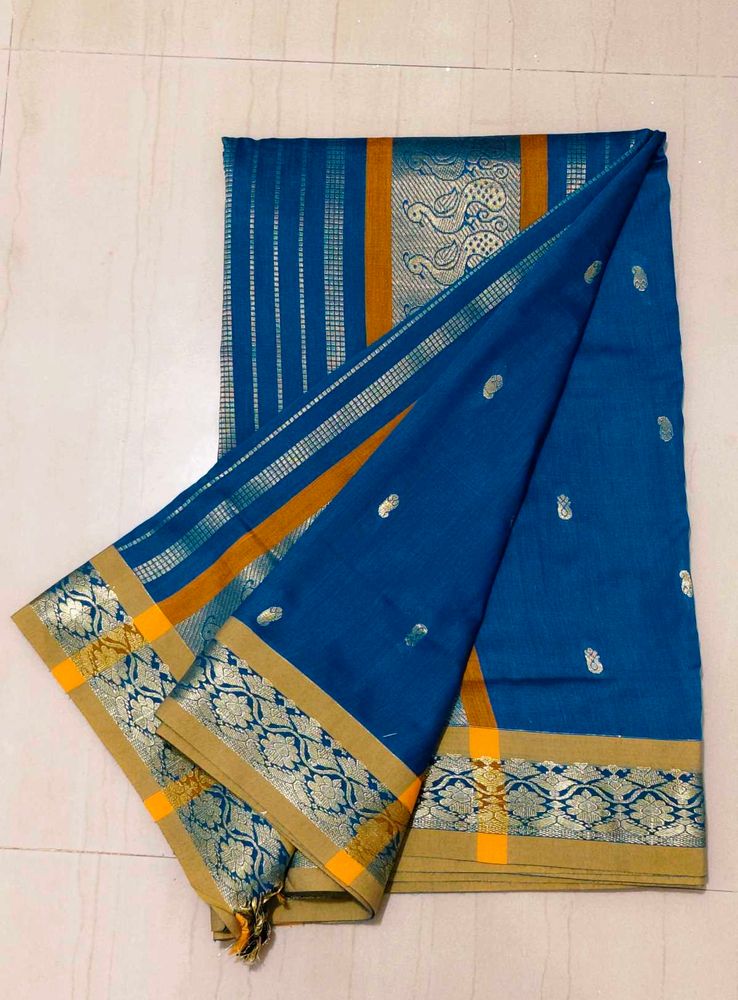 Elegant Blue Saree