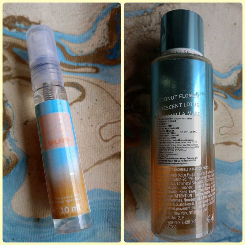 Bare Vanilla Splash 10ml Decants Victoria&#39;s Secret
