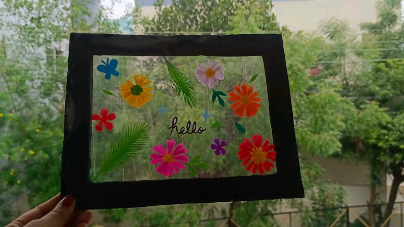 DIy Flower Frame