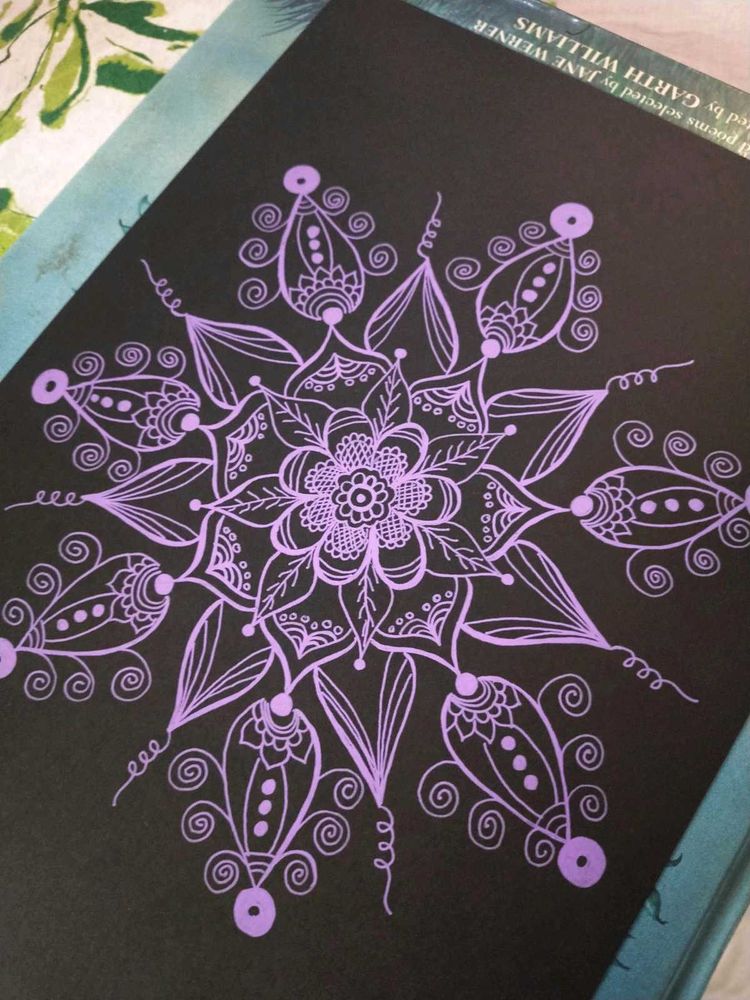 Mandal Mystic handpainting