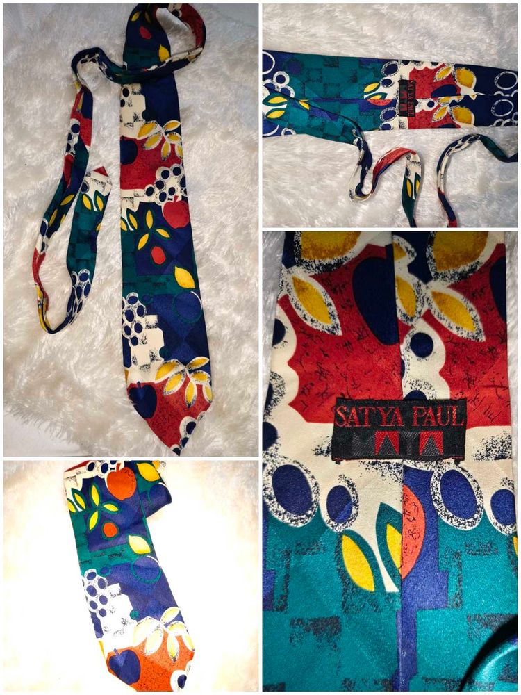Branded Satya Paul Men&#39;s Tie🎁Buy 2 Get 1 Free 🎁