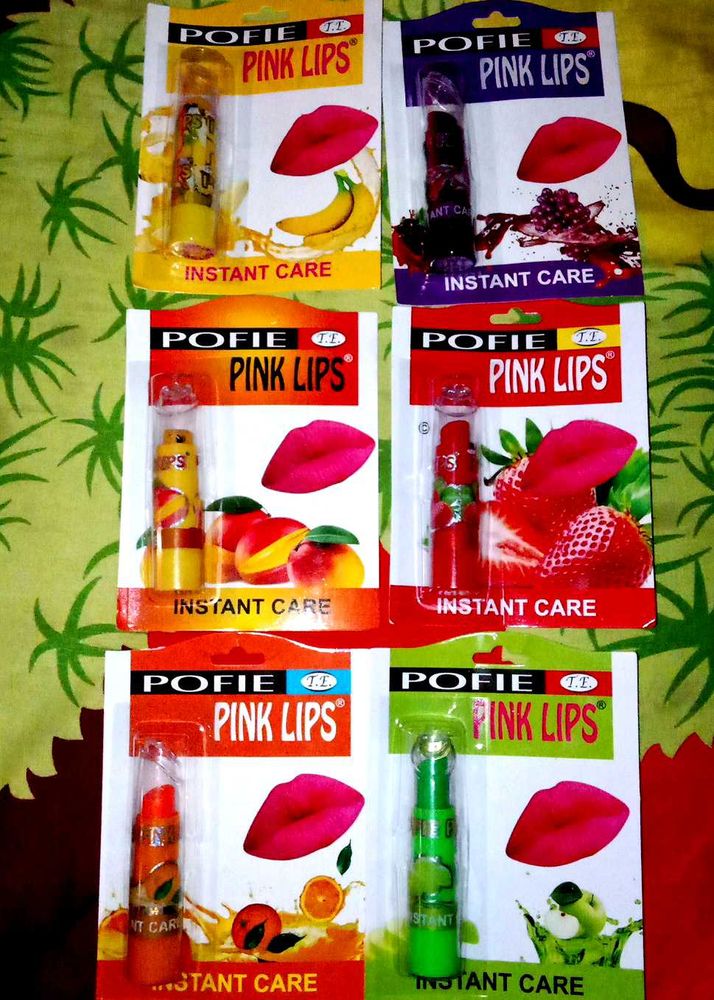 Buy1 Get 1 Free Pink Lips Waterproof Any Flavour