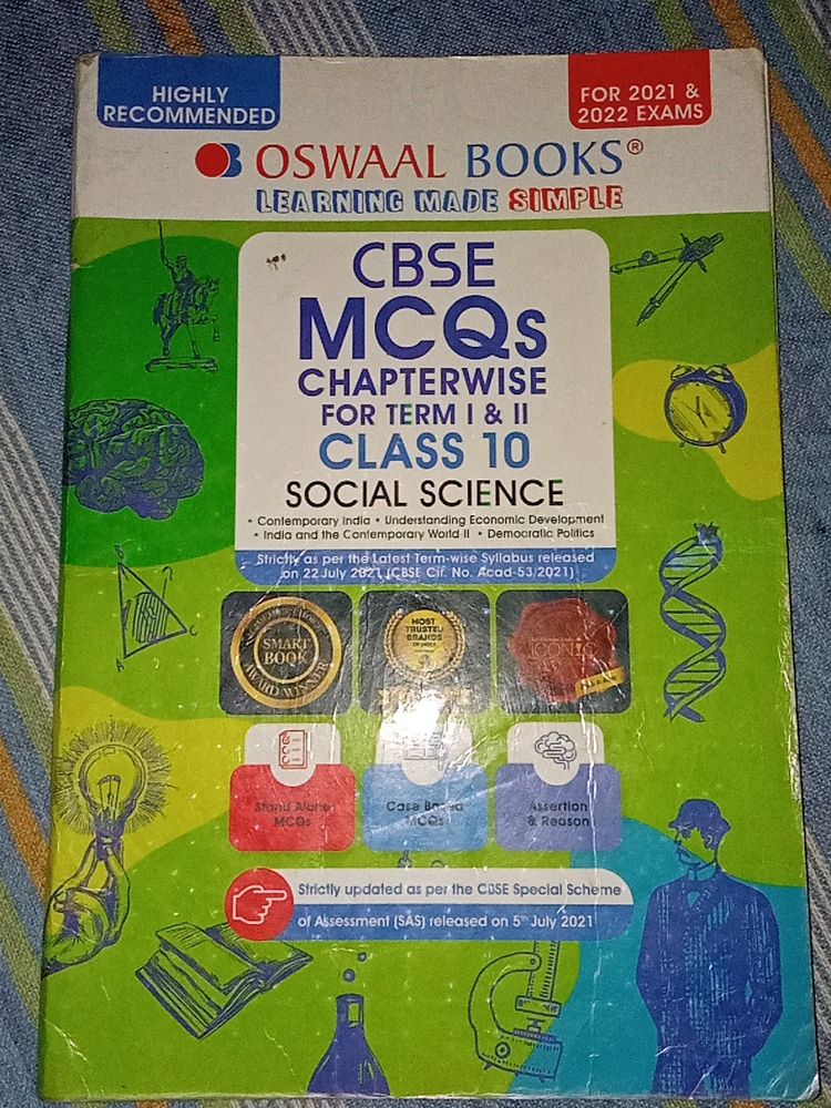 CABE book Class10 Subject S.s MCQs